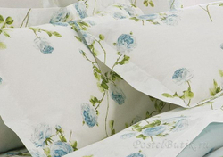 Постельное белье 2 спальное евро макси Mirabello Scented Rose голубое