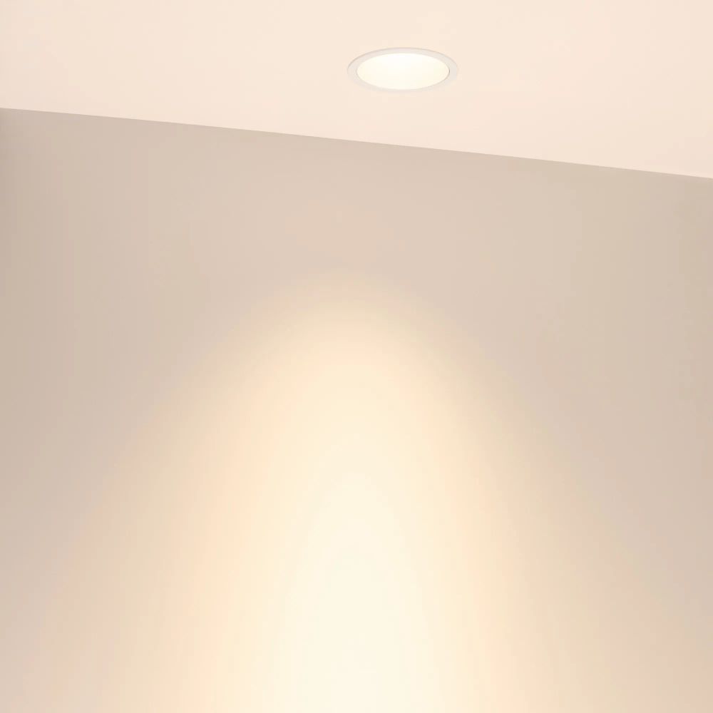 Светильник MS-ARADO-BUILT-R75-12W Warm3000 (WH-WH, 24 deg, 230V) (Arlight, IP20 Металл, 5 лет) 059107