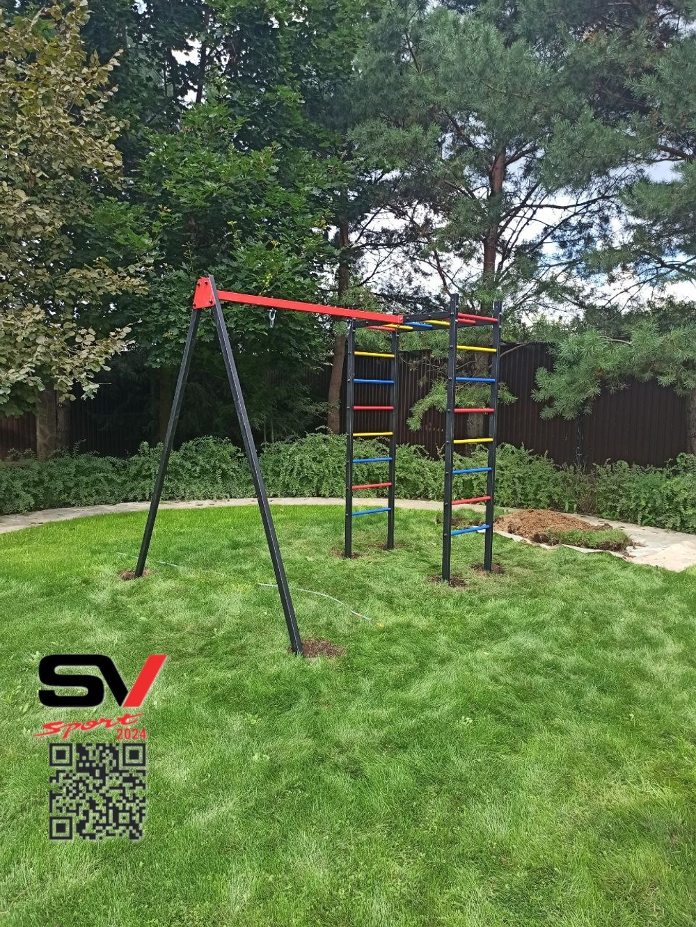 Монтаж уличного спортивно-игрового комплекса Sv Sport