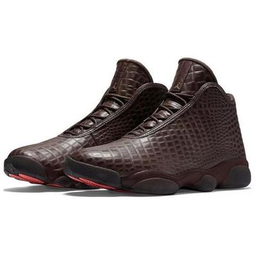 Джордан HORIZON Винтажные баскетбольные кроссовки Высокие Коричневые Унисекс