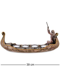 Veronese WS-1298 Подсвечник «Леди в гондоле»