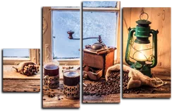 Модульная картина "Зимний уют"