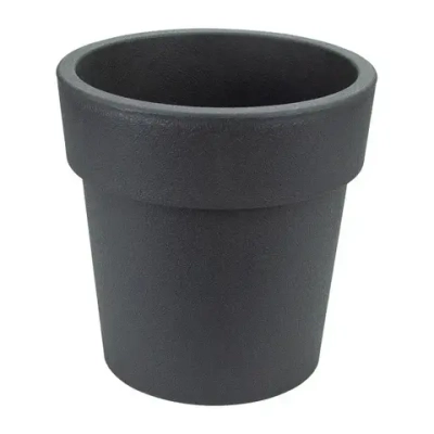 Кашпо ТУБУС 200мм 2,5л графитовый (комплект 8 шт)