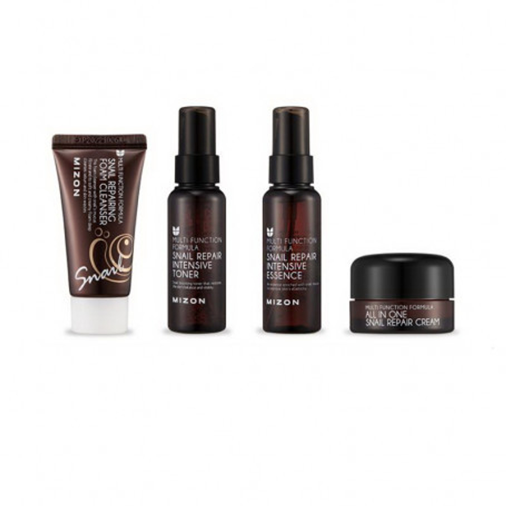 Mizon Snail Miniature Set набор миниатюр с муцином улитки