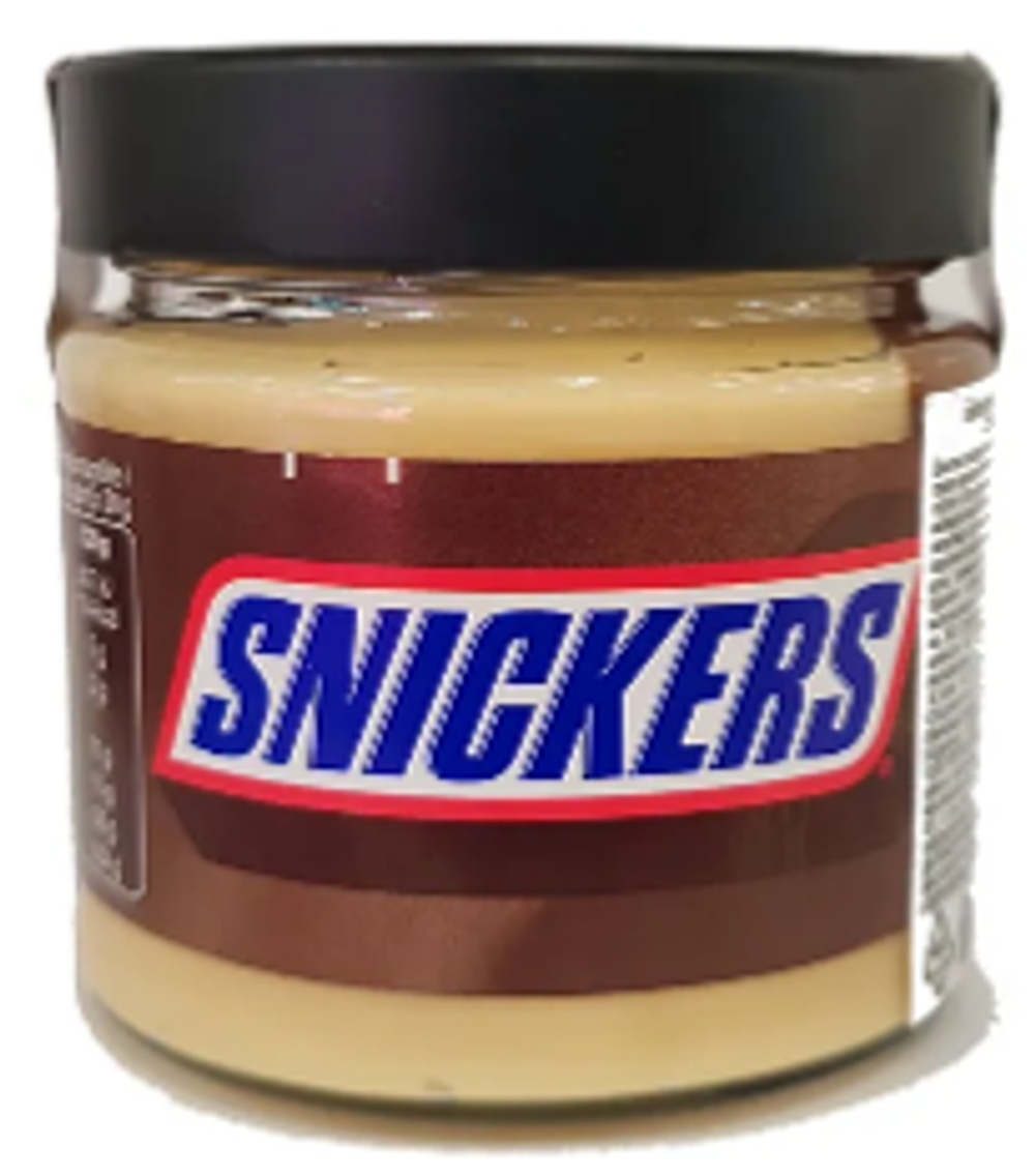 Сникерс Snickers шоколадная паста 200г. (369руб./шт.) (6шт./кор.) (СОЕДИНЕННОЕ КОРОЛЕВСТВО) ООО ГЛОБАЛ