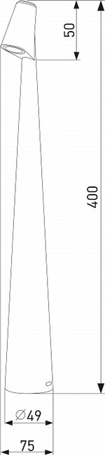 Настольная лампа декоративная Elektrostandard Elite Elite черный (TL70250)