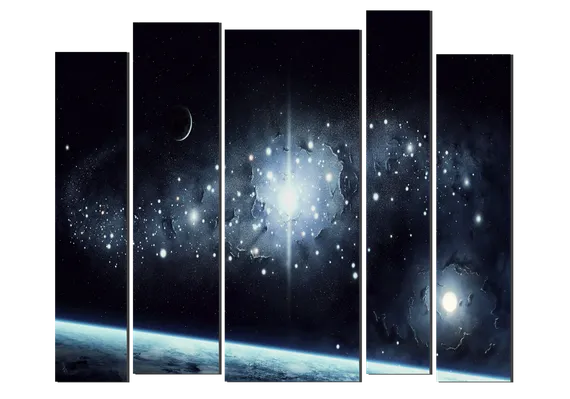 Модульная картина "Звездная галактика