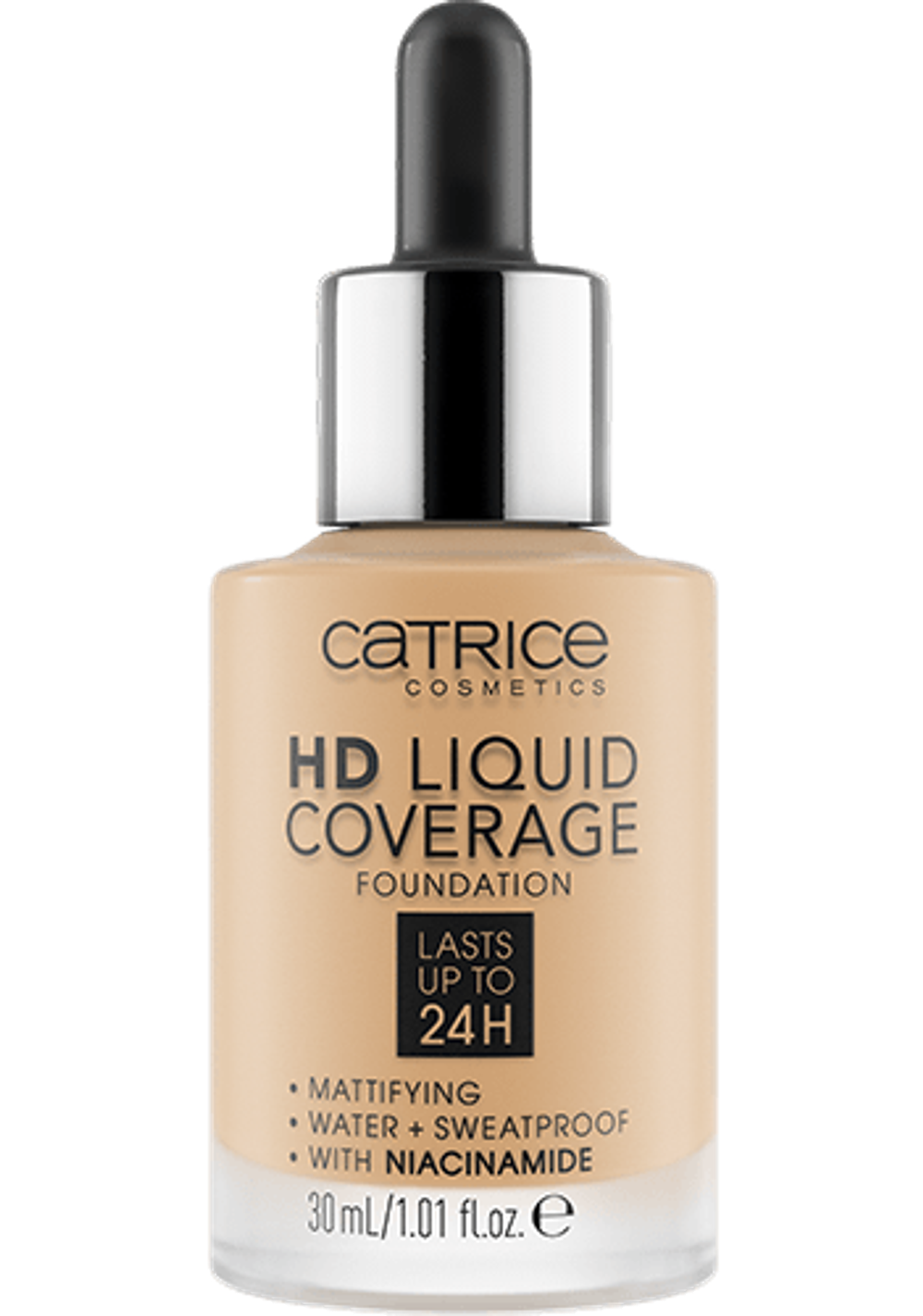 Тональная основа Catrice HD Liquid Coverage Foundation - 036 HAZELNUT BEIGE