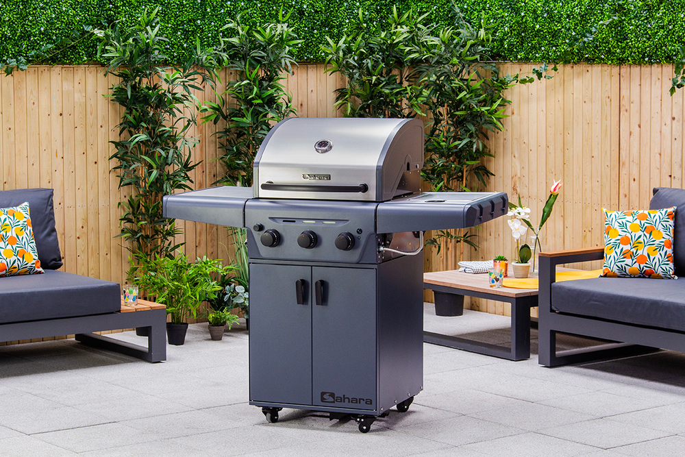 Газовый гриль SAHARA Performer 3 Burner BBQ Charcoal