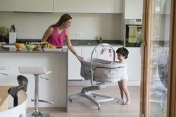 Детская кроватка-стульчик Chicco Baby Hug 4 в 1 Grey relux