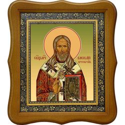 Василий Преображенский, пресвитер, священномученик. Икона на холсте.