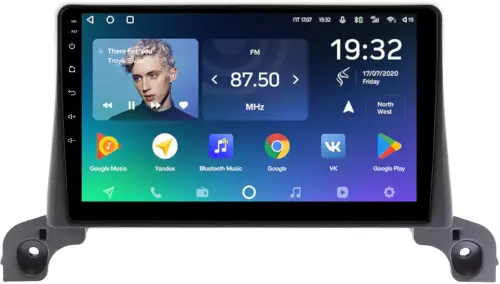 Магнитола для Peugeot 3008, 5008 2016-2022, 4008 2020+ (рамка 9) - Teyes CC2 PLUS монитор 9" QLED, Android 10, Быстрая, SIM-слот