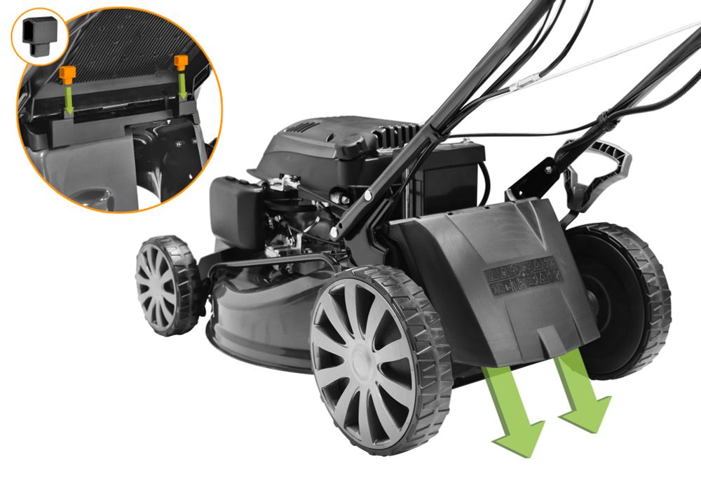 Газонокосилка бензиновая CARVER LMG-3653DMSE-VS