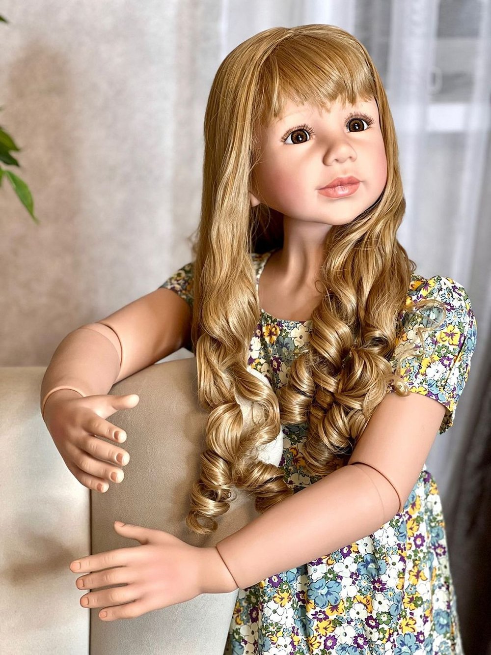 Кукла Реборн ростовая 120см в пакете (FA-252)