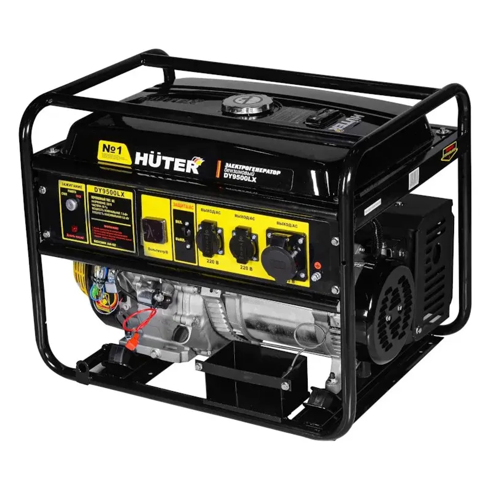 HUTER DY9500LX бензиновый генератор 64/1/40