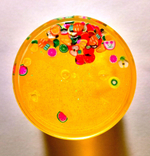 "Бочка Слайма" детская игрушка с 3-х лет, 240 мл, цвет жёлтый, жёлто-фиолетовая крышка