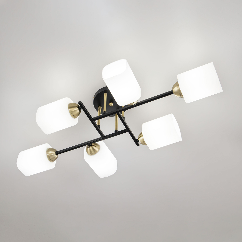 Citilux Генри CL130265 Люстра потолочная Чёрная