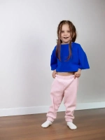 Футболка детская оверсайз укороченная базовая