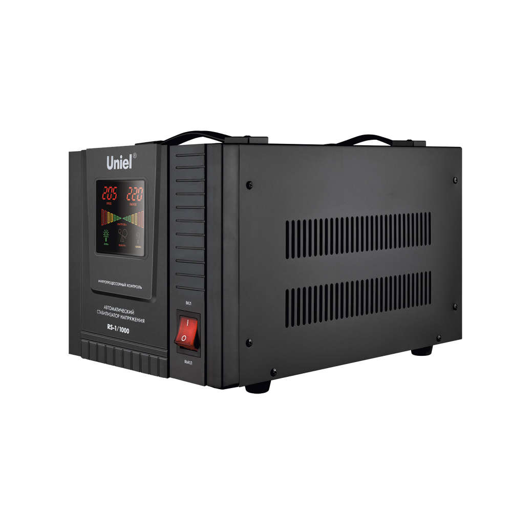 Стабилизатор напряжения UNIEL RS-1/1000 - 1,0 кВА.