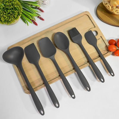 Набор кухонных принадлежностей 6 предметов, силикон армированный, 7415