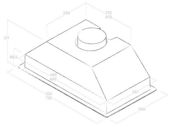 Вытяжка Elica ERA S IX/A/52