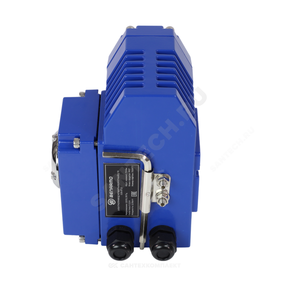 Электропривод четвертьоборотный Q-170 F05/F07 14х14 квадрат 220В Benarmo