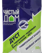 Дуст от тараканов, блох, клопов 50 г