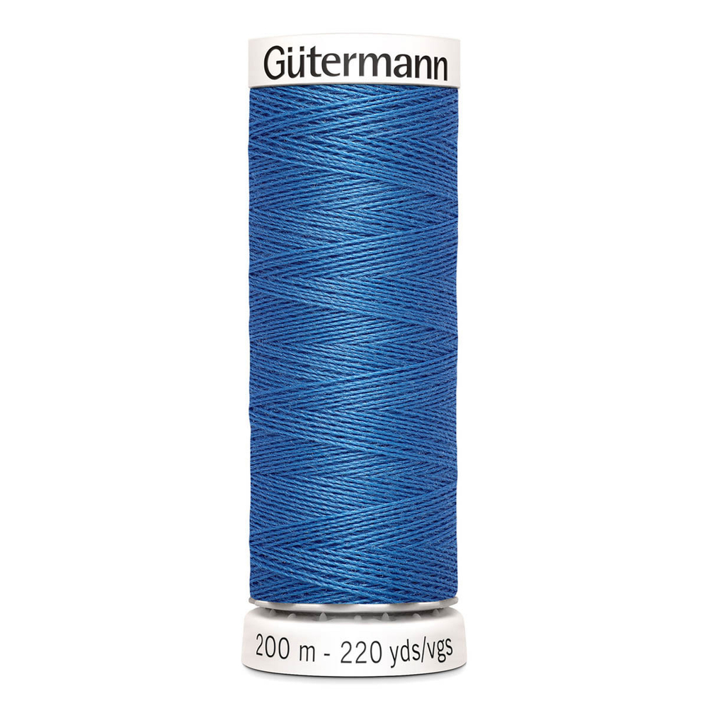 01 Нить Sew-All 100/200 м для всех материалов, 100% полиэстер Gutermann 748277 (311 пыльно-синий)
