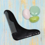 Расческа для бороды «Beard Comb», цвет черный, 12*13см