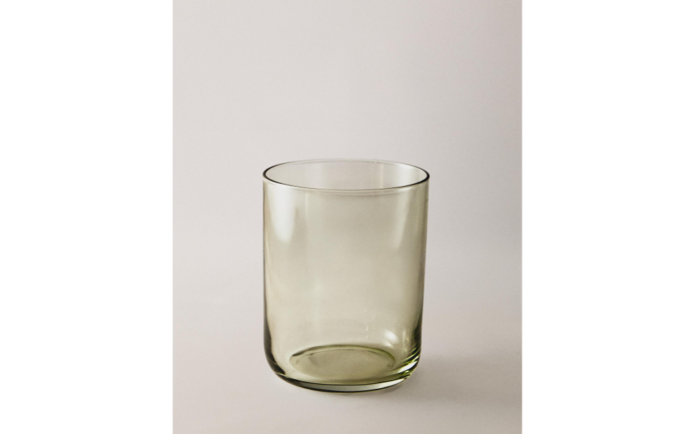 Zara Home стакан из стекла, цвет зелёный, 9 см · 0279/401