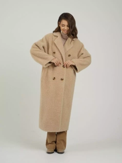 Шуба из шерсти экошуба, SilverFox (арт. 2323)