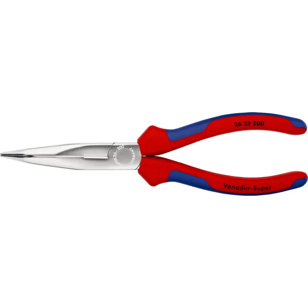 Длинногубцы хромированные 200 мм Knipex 26 25 200 SB
