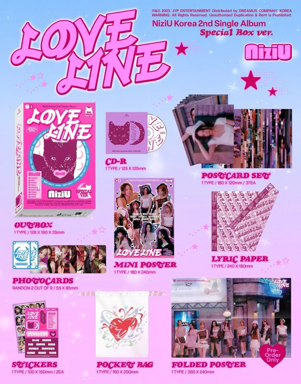 Альбом NIZIU - LOVE LINE [Special Box ver.]