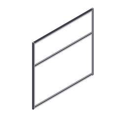 Секция  RAND комбинированной перегородки RP115SL120  1200х22х1115