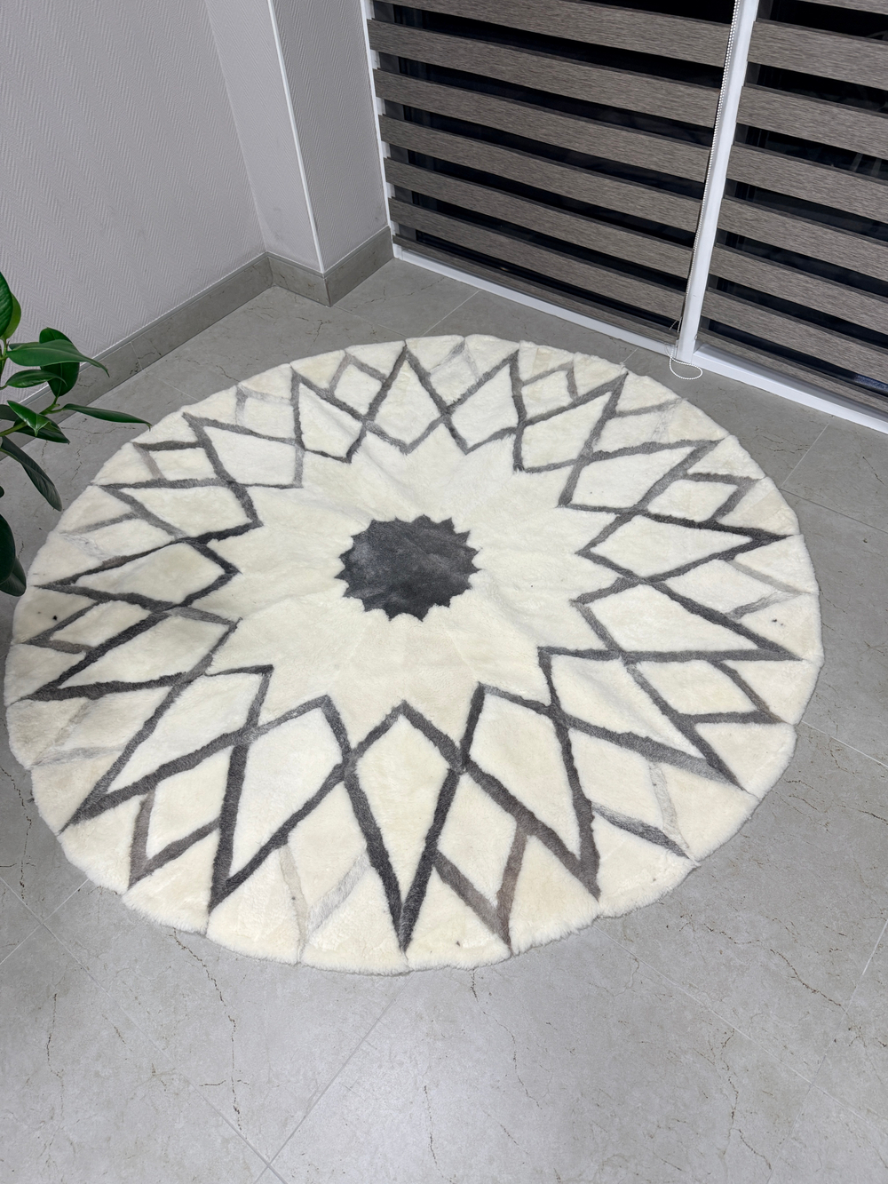 Ковер шкура натуральная овчина меховой