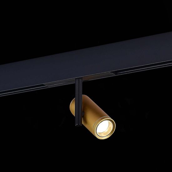 ST808.246.08 Магнитный трековый светильник Золотистый LED 1*8W 4000K 650Lm Ra&gt;90 36° IP20 D42xH135 4 SKYLINE 48