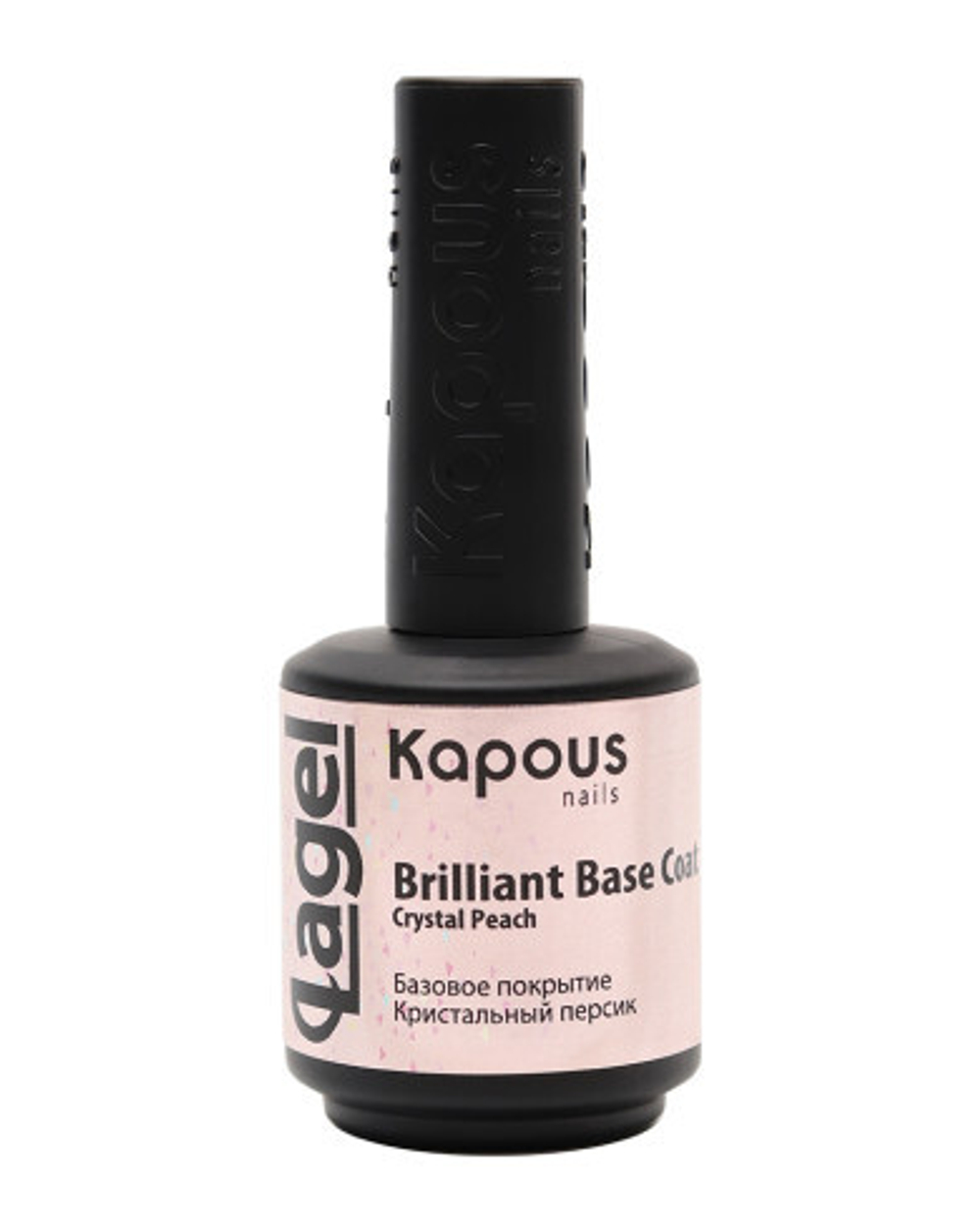 Kapous Professional Nails Покрытие базовое, Кристальный персик , 15мл