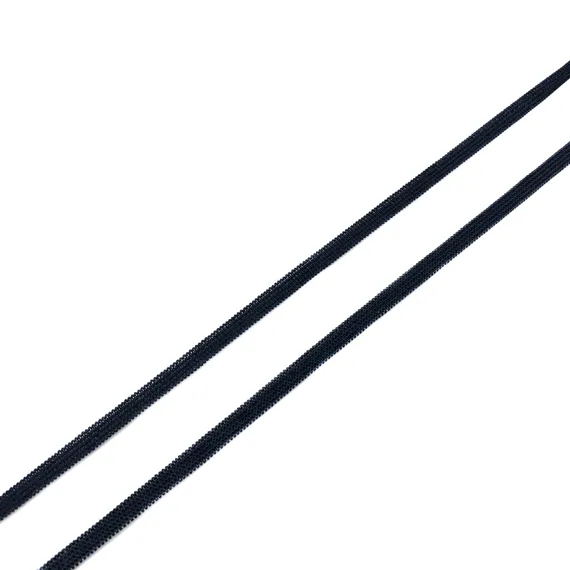 Резинка отделочная черная 4 мм, K-195/4