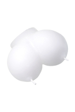 Белая сувенирная свеча «Сиськи»