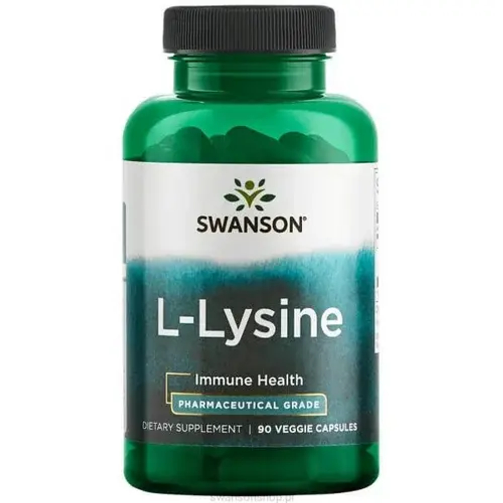 Swanson AjiPure L-лизин - 90 капсул
