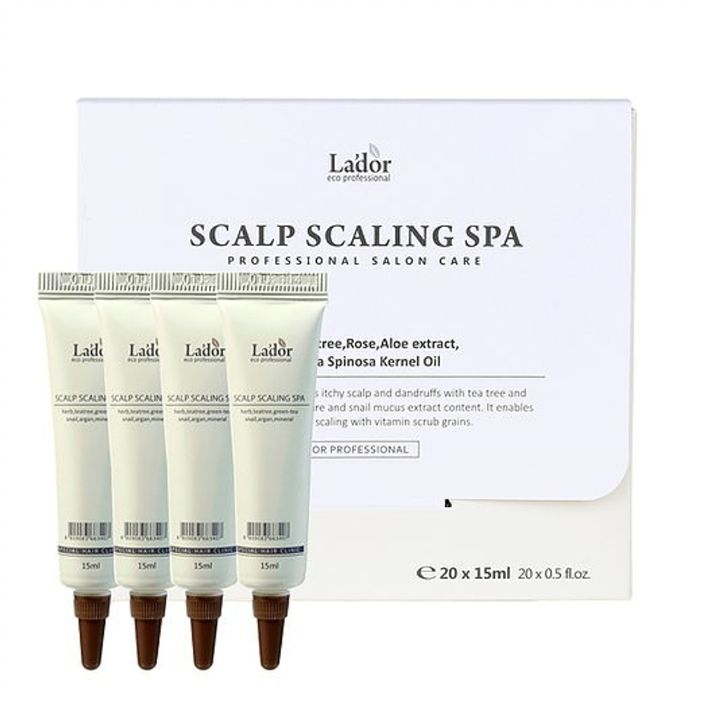 Lador Scalp Scaling Spa Ampoule пилинг для кожи головы