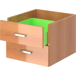 Тумба подвесная В-802 428x460x338 Миланский орех