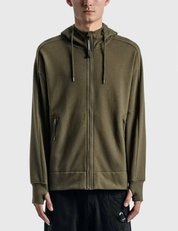 C.P. Company Goggle Zip Hoodie Green