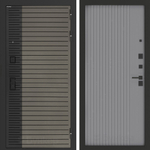 Входная дверь Бункер BN-15 - 29 Серый софт рельеф