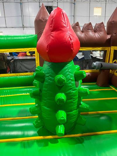 Коммерческий надувной батут «Говорящая акула», 12*7*7,5 м