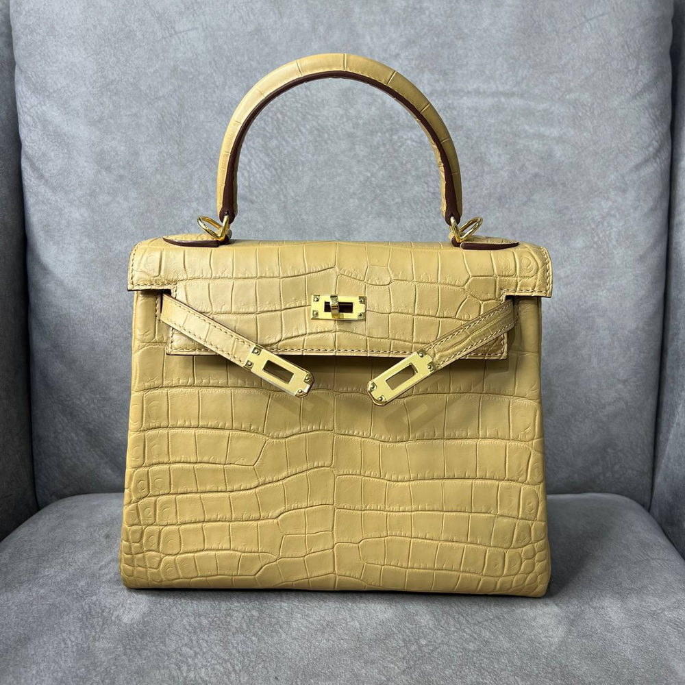 Сумка Hermes из кожи крокодила 25 см, арт. 478768593