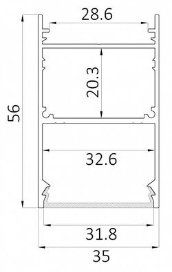Накладной светильник 6063 LINE 3556 0412634
