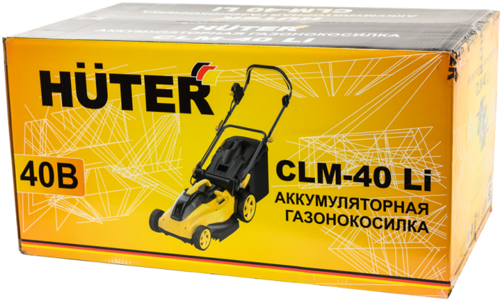 Газонокосилка аккумуляторная Huter CLM-40 Li