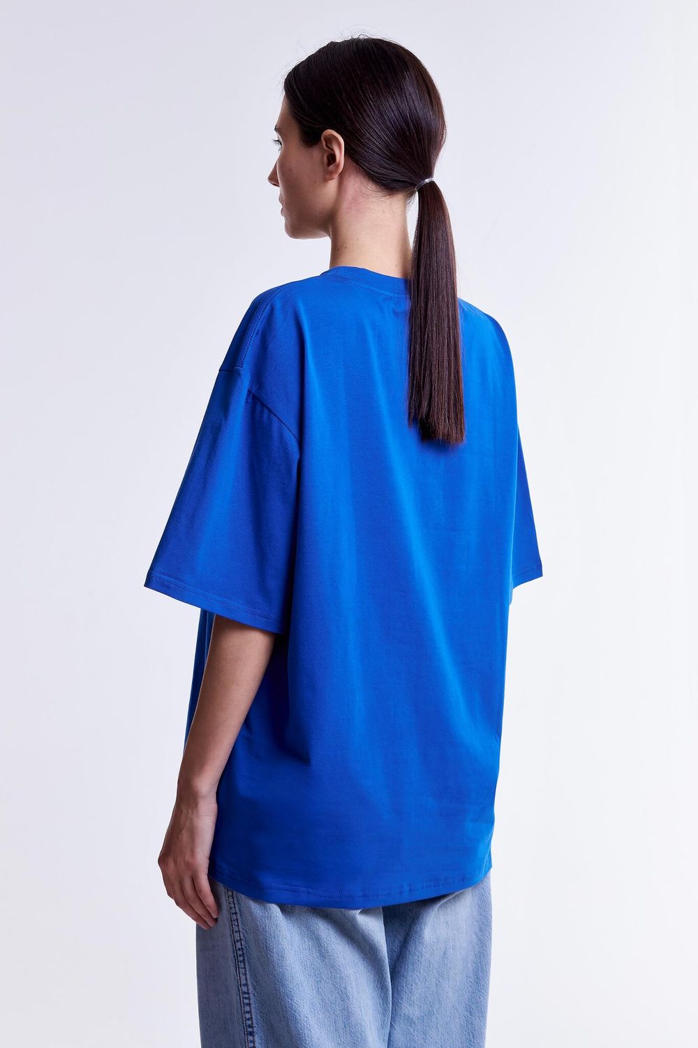 Футболка Гербарий Одуванчик Ярко-Синяя