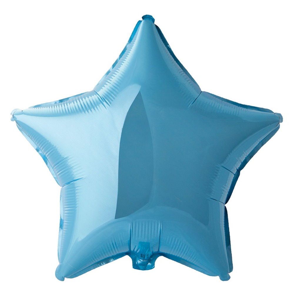 Шар фольгированный Звезда 45 см (Голубой)